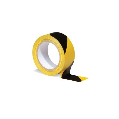 Incom Hazard Warning Tape 1 roll Black/Yellow 108' L x 2" W PLS1476-YB